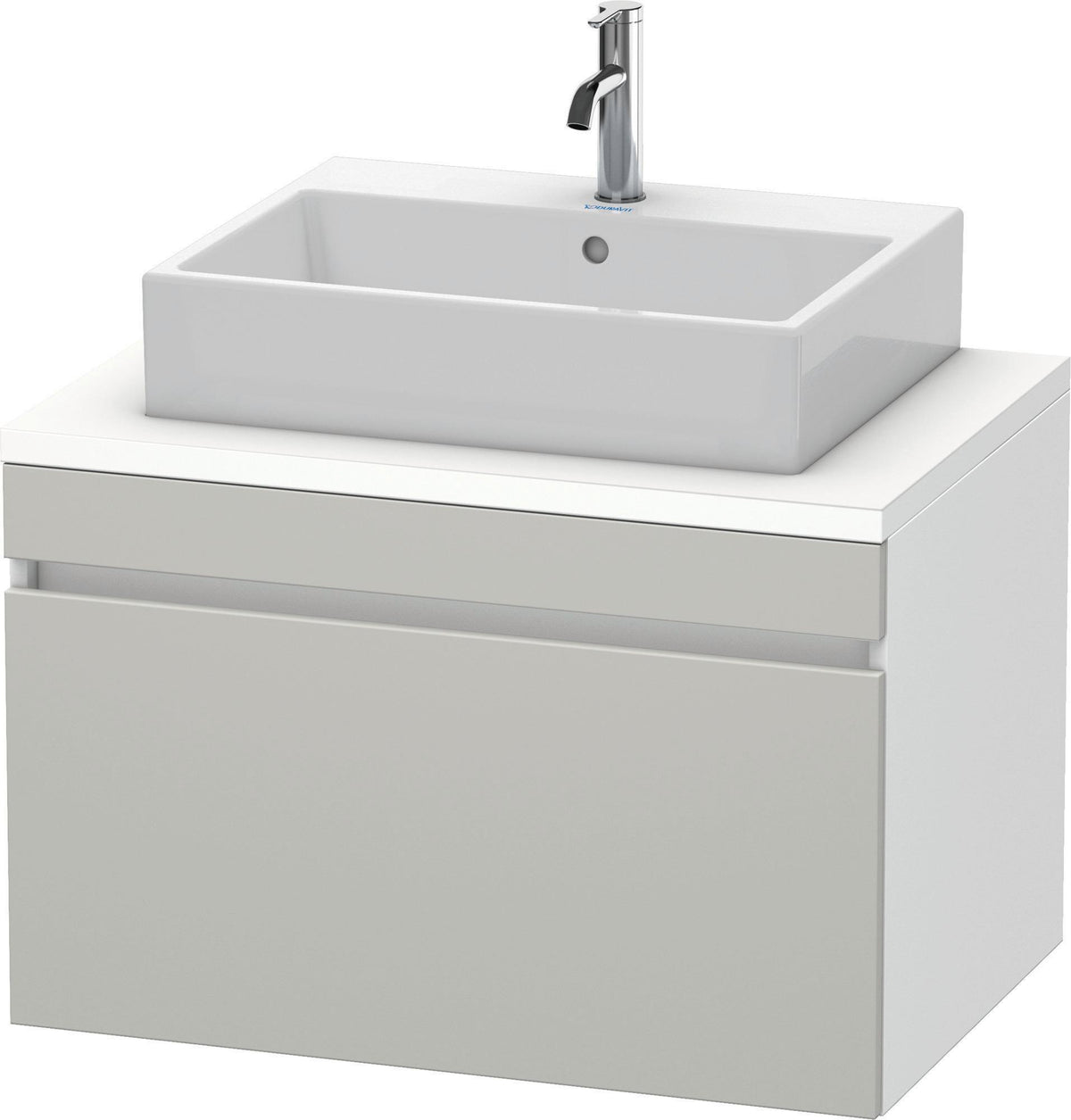 DURAVIT DuraStyle Konsolenunterschrank 800 mm betongrau matt mit 1 Auszug
