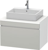DURAVIT DuraStyle Konsolenunterschrank 800 mm betongrau matt mit 1 Auszug
