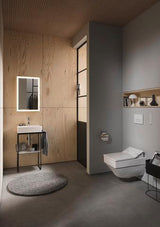 DURAVIT DuraSquare Handwaschbecken 450 mm mit Hahnlochbank, weiß, ohne Überlauf