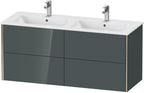 dolomiti grey hochglanz / Mitteldichte Faserplatte (MDF) / 4Schubk.,champ.matt/dolom.grey