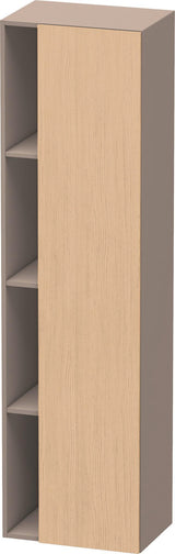 DURAVIT DuraStyle Hochschrank 360x500x1800mm, 1 Tür links, weiß matt – Wandhängend mit Soft-Close