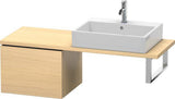 Duravit L-Cube Konsolenunterschrank 520 mm amerikanisch Nussbaum mit Tip-On-Technik