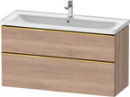 keine Angabe / keine Angabe / WTU,Ausz:1,Schubk:1,GR:Gold Pol 1184x452x625mm,Wandh,Eiche