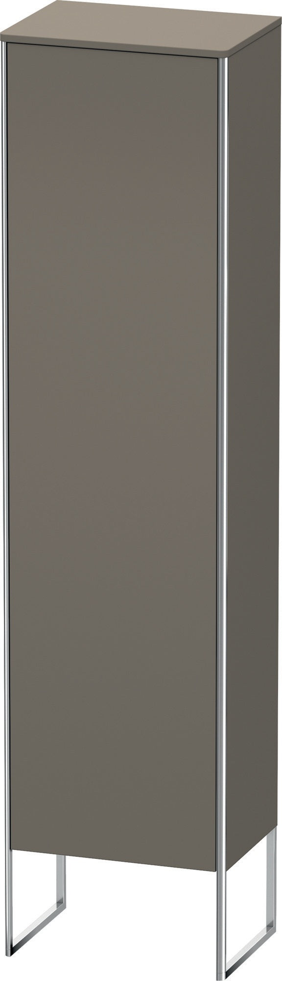 DURAVIT XSquare Hochschrank 2016x500x356 mm, flannel grey seidenmatt, Anschlag rechts