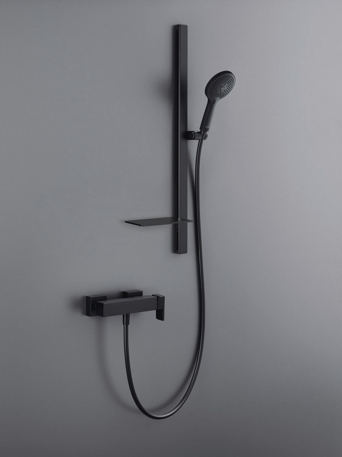 DURAVIT Manhattan Einhebel-Brausemischer Aufputz Keramikmischsystem Schwarz Matt