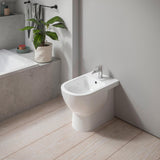Duravit D-Code Einhebel-Bidetmischer Chrom – Keramikmischsystem, 118 mm Auslauf