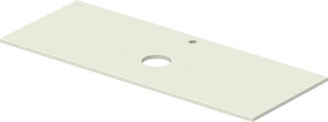 DURAVIT Sivida Konsole 1280x500 mm, 1 Ausschnitt, oCast Smooth, Weiß Sdm