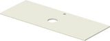 DURAVIT Sivida Konsole 1280x500 mm, 1 Ausschnitt, oCast Smooth, Weiß Sdm