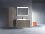 Duravit L-Cube Waschtischunterbau 1020 mm taupe matt – wandhängend, 2 Schubkästen, Tip-On