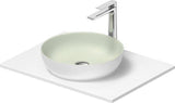 DURAVIT Sivida Waschtischset 680x500mm mit Konsole – Weiß, Aufsatzbecken, medizinische Ausführung