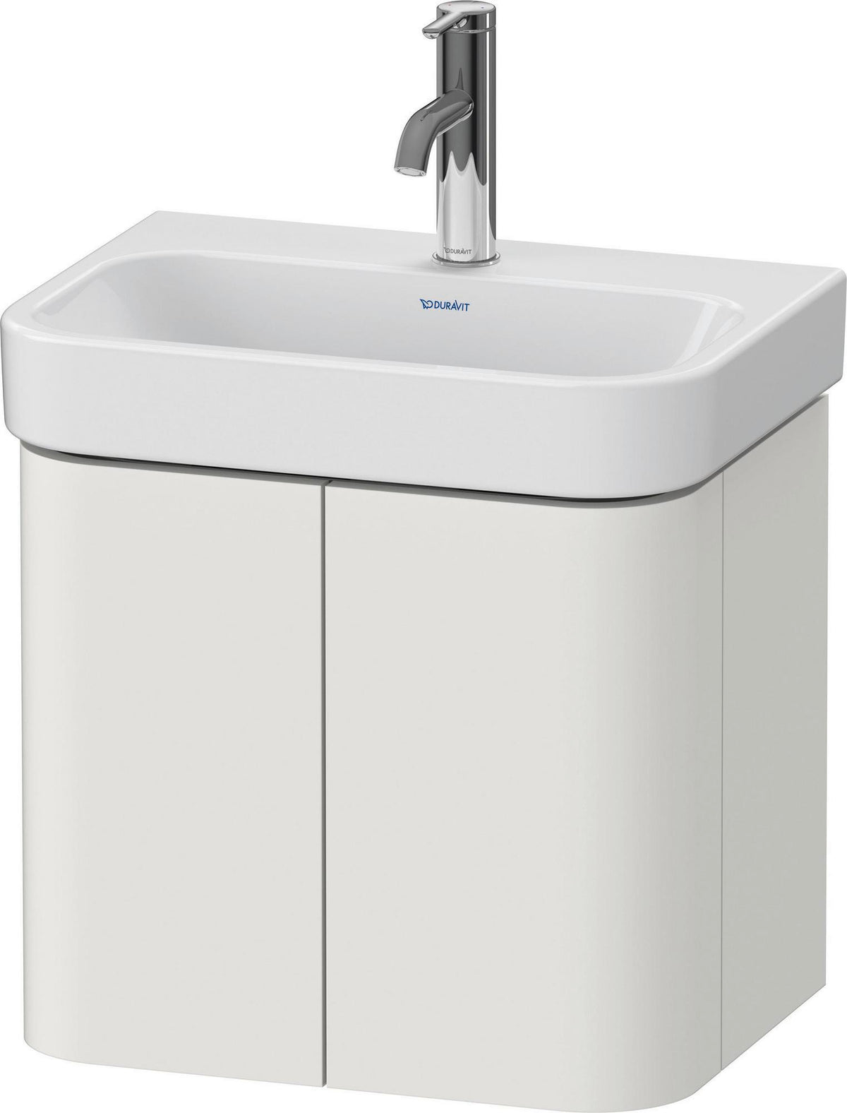 DURAVIT Happy D.2 Waschtischunterbau taupe supermatt 475 mm, 2 Türen, wandhängend