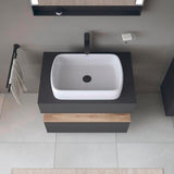 DURAVIT Wave Einhebel-Waschtischmischer XL Bronze Gebürstet ohne Zugstange