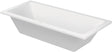 Duravit D-Code Badewanne 1800x800 mm Einbau, Mittelablauf, 2 Rückenschrägen, Weiß