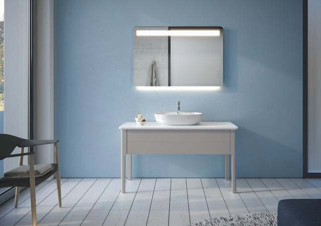DURAVIT Luv Wandspiegel 500x800 mm mit LED-Beleuchtung, Spiegelheizung und berührungsloser Bedienung