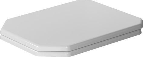 DURAVIT WC-Sitz Serie 1930 mit Absenkautomatik und Edelstahl-Scharnieren, weiß, Duroplast