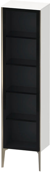 DURAVIT XViu Hochschrank 500 mm Parsolglas grau mit Tip-on und Soft-Close