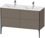 DURAVIT XViu Waschtischunterbau bodenstehend 1280 mm, 4 Auszüge, weiß matt – Tip-On