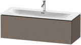 DURAVIT L-Cube Waschtischunterbau 1220 mm wandhängend mit 1 Auszug weiß matt