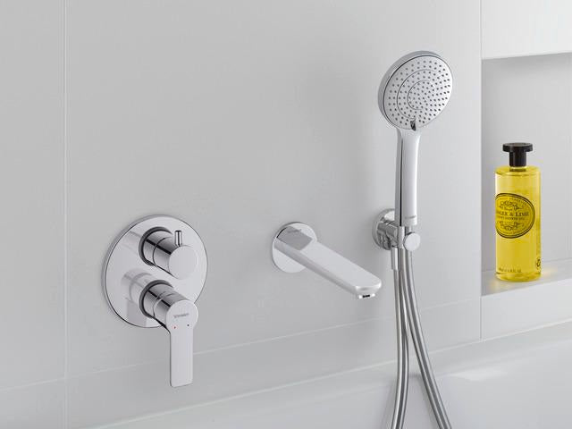 Duravit D-Code 2.0 Einh.-Wannenmischer UP Set Keramikmischsystem, Chrom HG