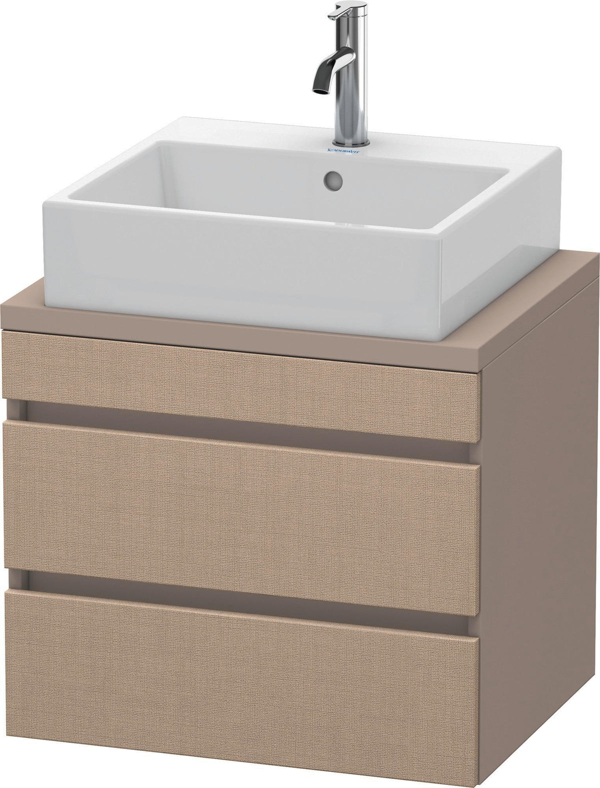 DURAVIT DuraStyle Konsolenunterschrank 600 mm betongrau matt mit 2 Schubkästen und Soft-Close
