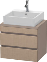 DURAVIT DuraStyle Konsolenunterschrank 600 mm betongrau matt mit 2 Schubkästen und Soft-Close