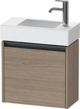 DURAVIT Ketho.2 Waschtischunterbau 484 mm Eiche Terra Matt, 1 Tür links, wandhängend