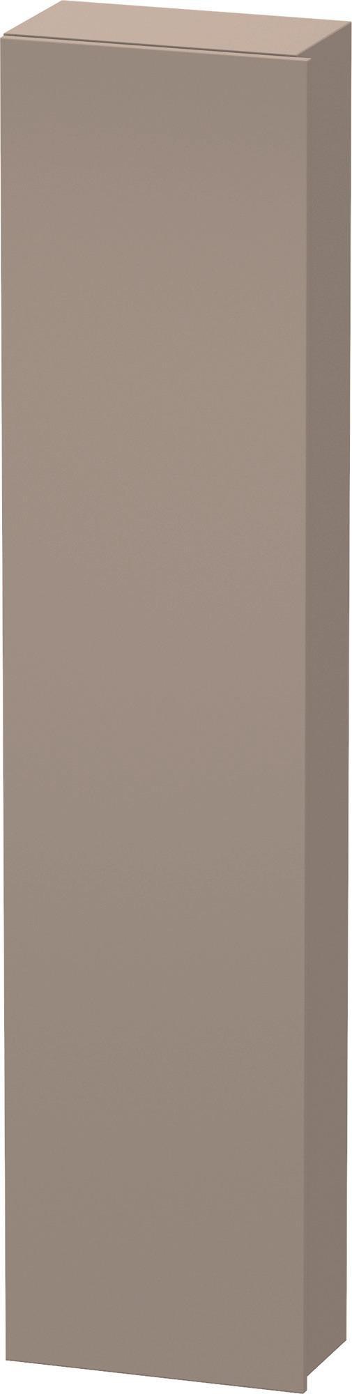 DURAVIT DuraStyle Hochschrank 400 mm betongrau matt, 1 Tür links, Soft-Close