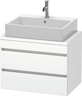Duravit DuraStyle Konsolenunterschrank 700 mm betongrau matt mit 2 Schubkästen