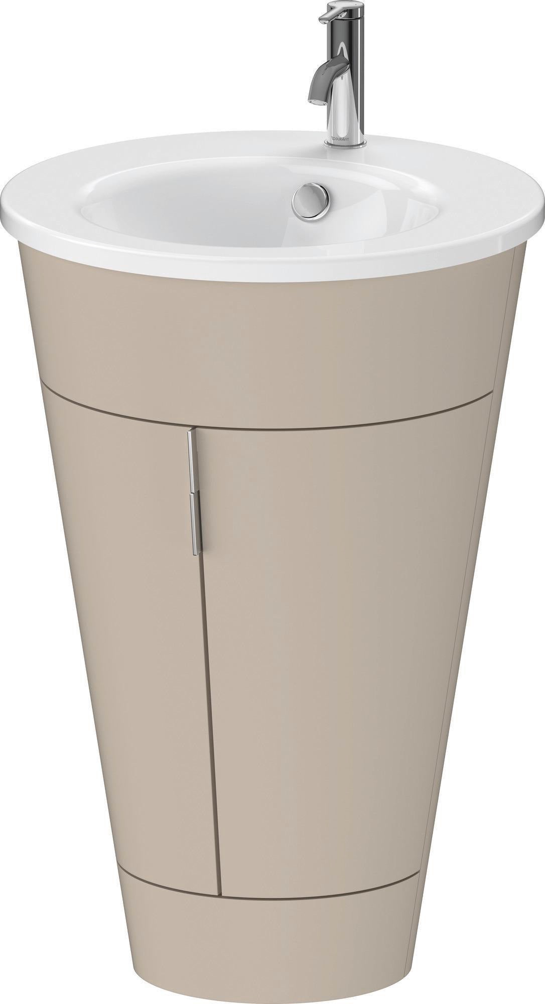 Duravit Starck 1 Waschtischunterbau 560 mm amerikanisch Nussbaum 2 Türen