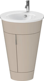 taupe seidenmatt / Mitteldichte Faserplatte (MDF) / Lack
