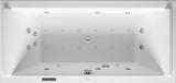 DURAVIT Starck Whirlwanne 1900x900 mm Einbau Weiß mit 18 Düsen und Unterwasserbeleuchtung
