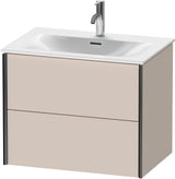 DURAVIT XViu Waschtischunterbau 710 mm wandhängend mit Tip-on Technik und Soft-Close