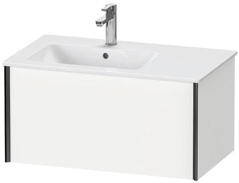 Duravit Waschtischunterbau XVIU 810 mm weiß matt mit Tip-On-Technik und Auszug