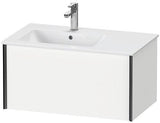 Duravit Waschtischunterbau XVIU 810 mm weiß matt mit Tip-On-Technik und Auszug