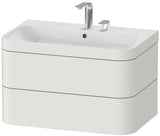 Duravit Waschtischset Happy D.2 Plus 2 Schubkästen 775x490 mm taupe supermatt