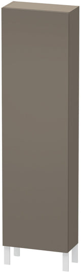 DURAVIT L-Cube Hochschrank 500 mm, 1 Tür rechts, flannel grey seidenmatt, wandhängend