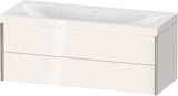 DURAVIT XViu c-bonded Waschtischunterbauset 1200 mm wandhängend mit 2 Schubkästen