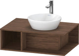 Duravit D-Neo Waschtischunterbau 800 mm Betongrau Matt – Wandhängend, 1 offenes Fach links