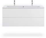 Duravit L-Cube Waschtischunterbau 1220 mm taupe matt mit 2 Schubkästen und Tip-On-Technik