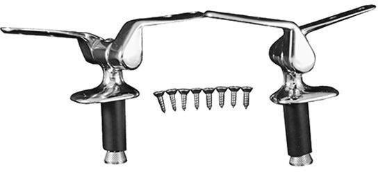 DURAVIT Scharnierpaar für WC-Sitz 1930 Chrom – Universal Ersatzteil bis Oktober 2003