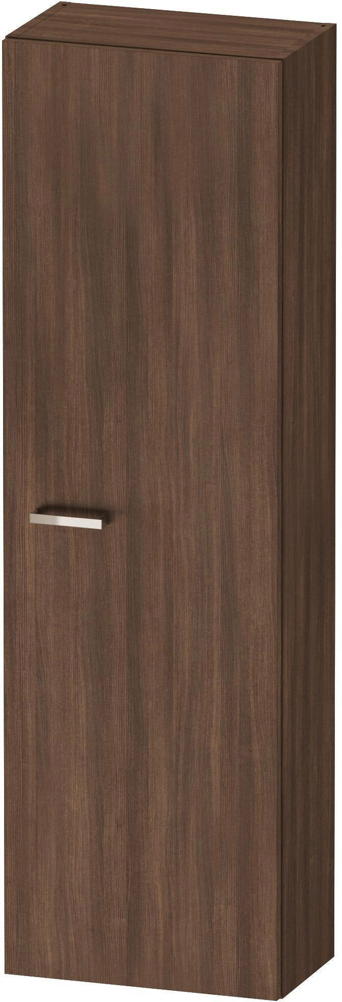 DURAVIT XBase Halbhochschrank 400 mm weiß matt, Anschlag links, mit Soft-Close und 4 Glasböden