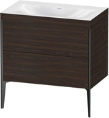 DURAVIT XViu c-bonded Waschtischset 800 mm mit 2 Auszügen, bodenstehend, Soft-Close