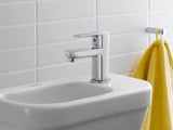 DURAVIT D-Code Einhebel-Waschtischmischer Schwarz mit FreshStart und MinusFlow