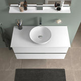 DURAVIT Sivida Spiegel Ablage 1000 mm Chrom/Nussbaum Matt – Badablage mit Befestigungsmaterial