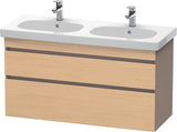 Duravit DuraStyle Waschtischunterbau 1150 mm, 2 Schubkästen, weiß matt – wandhängend