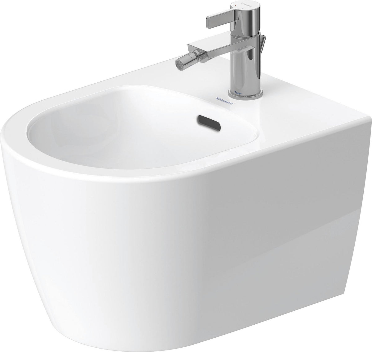 DURAVIT Wand-Bidet Soleil by Starck 480 mm Weiß mit Überlauf und Hahnlochbank