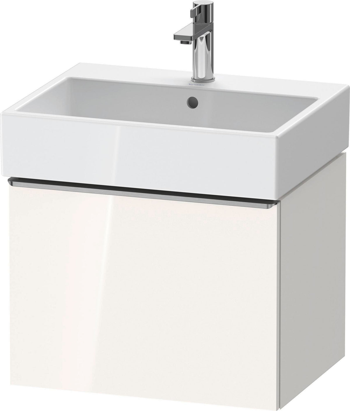 DURAVIT D-Neo Waschtischunterbau 584 mm wandhängend mit 1 Auszug, Griff Bronze, Weiß Matt