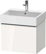 DURAVIT D-Neo Waschtischunterbau 584 mm wandhängend mit 1 Auszug, Griff Bronze, Weiß Matt