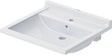 Duravit Waschtisch Starck 3 Vital 600 mm mit Überlauf und Hahnlochbank, weiß