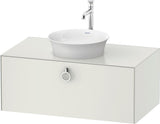 DURAVIT White Tulip Waschtischunterbau 1000 mm, 1 Auszug, wandhängend, weiß seidenmatt